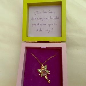 Purple fairy necklace